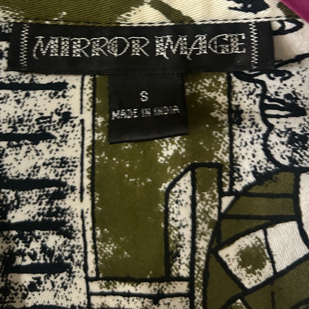 Mirror Image Picasso Abstract Art Print Women's Blazer - Picture 2 of 8